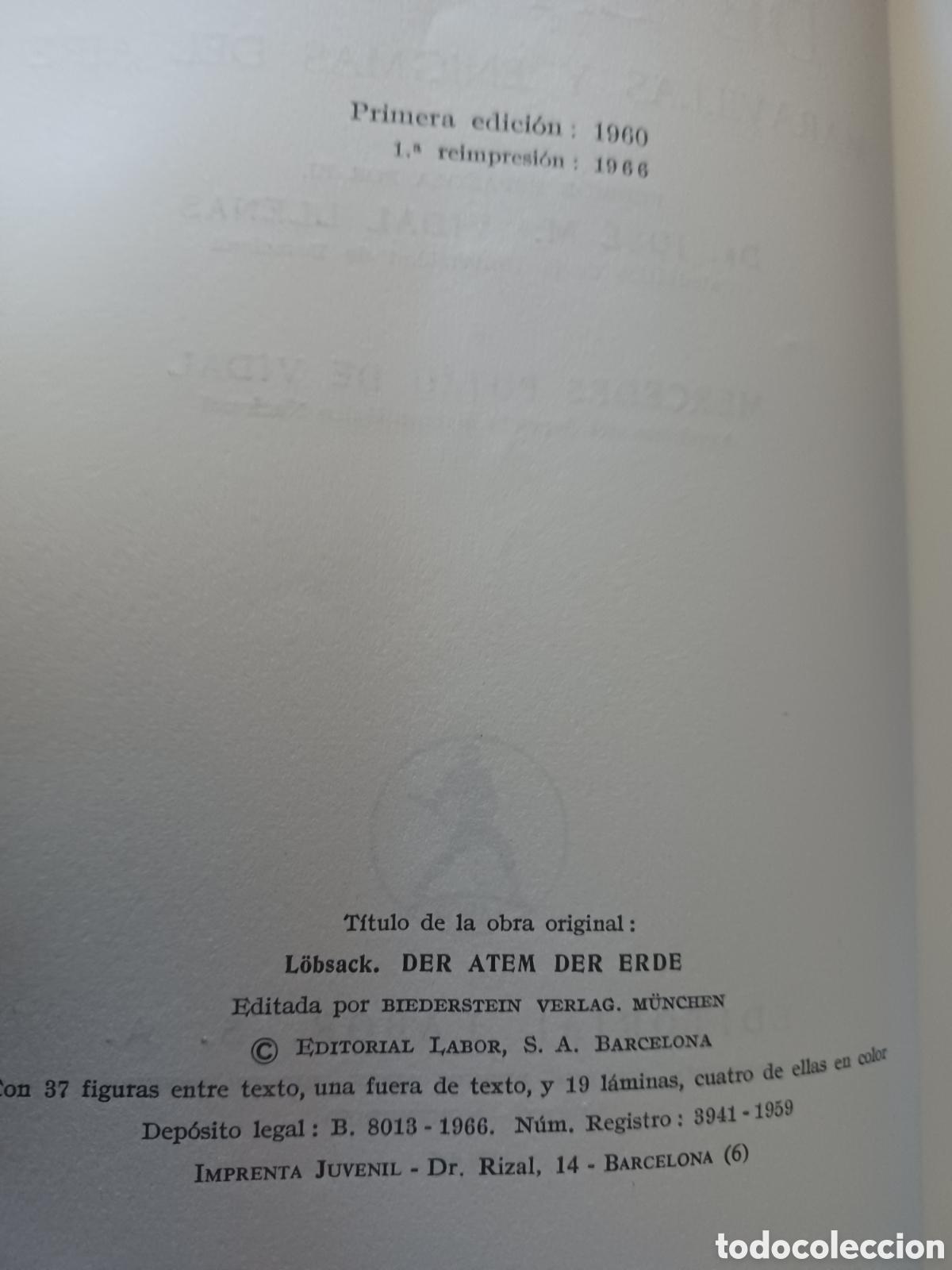 Libros: Barybook 178 El aliento de la tierra Teo Lobsack Labor - Foto 5