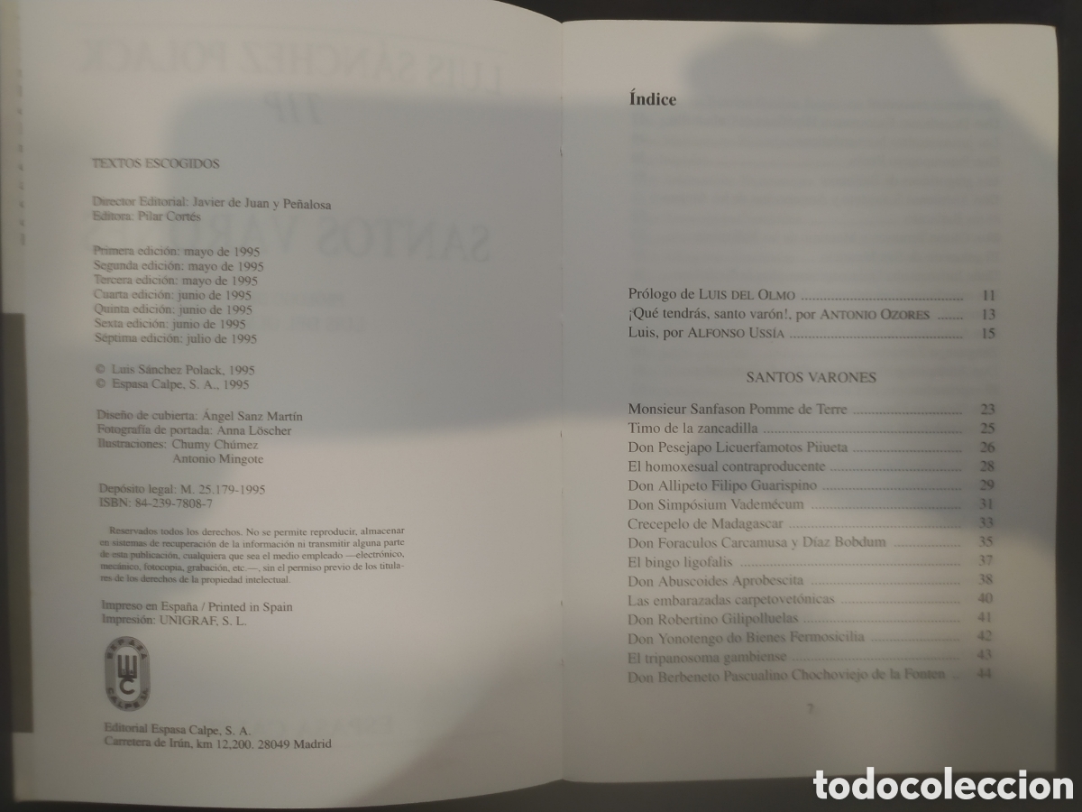 Libros: Santos varones Luis S&aacute;nchez Polack tip - Foto 3