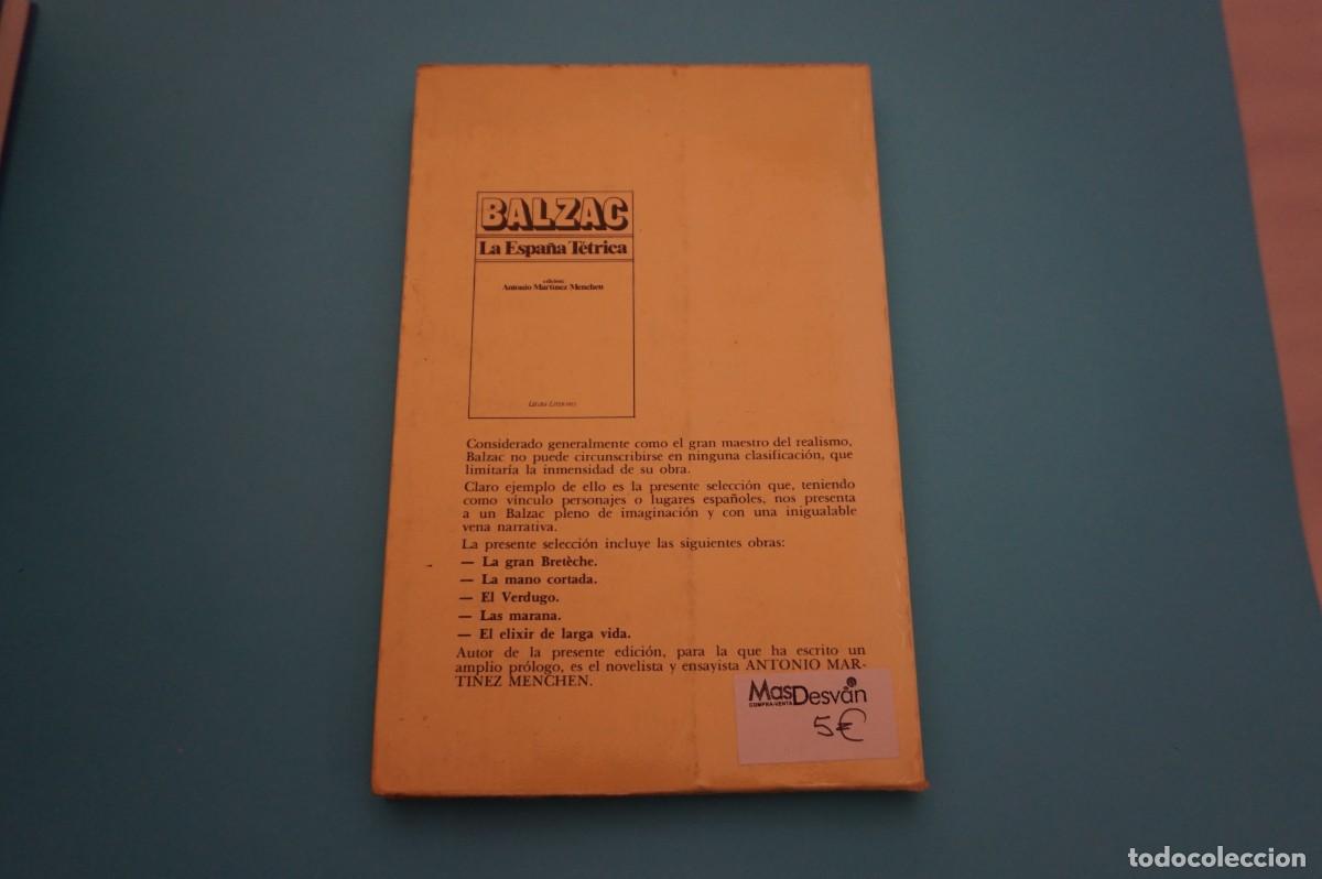 Libros: AR9B/ LA ESPA&Ntilde;A TETRICA - BALZAC / LEGASA LITERARIA - Foto 5