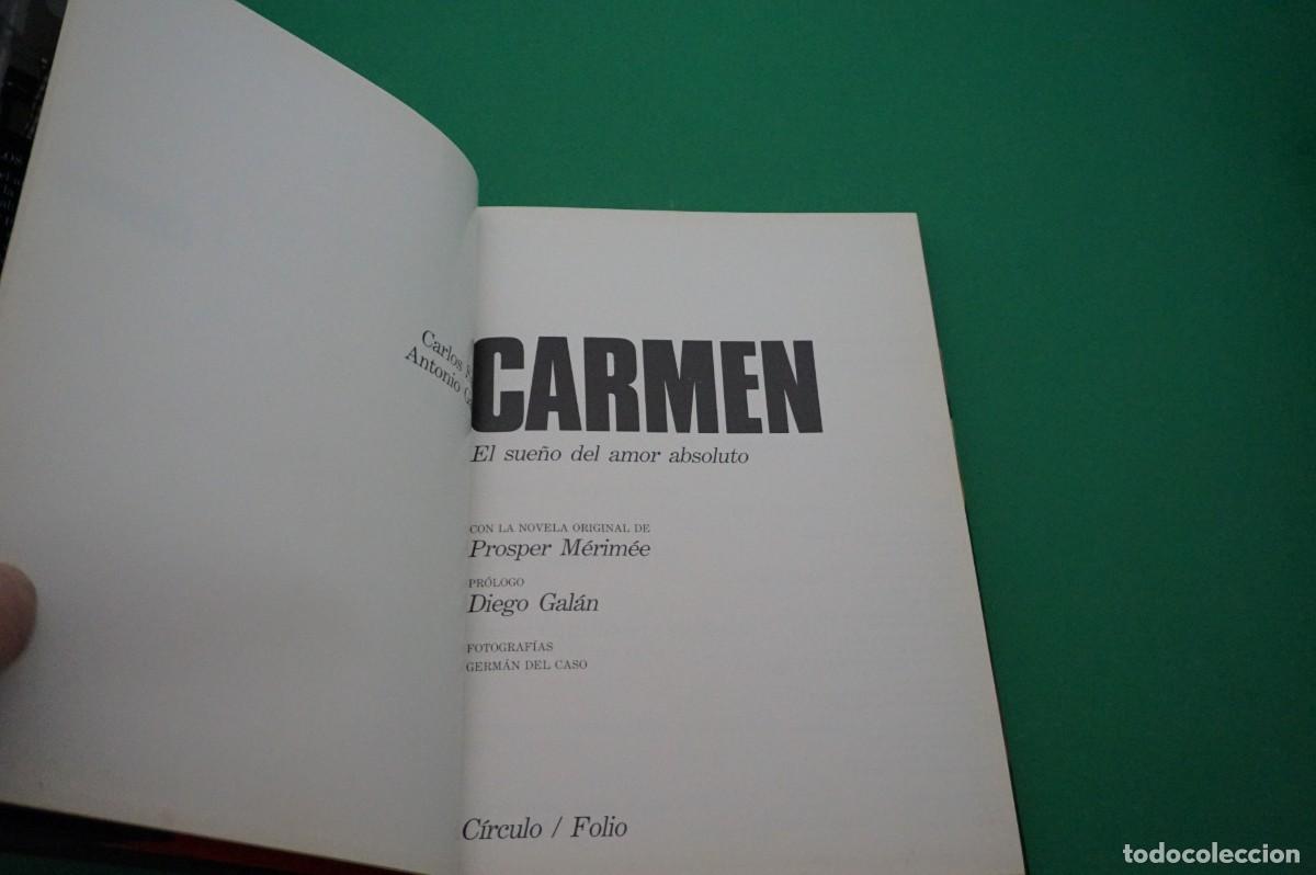 Libros: AMF-28G/ CARMEN - EL SUE&Ntilde;O DEL AMOR ABSOLUTO / CIRCULO / FOLIO - Foto 2