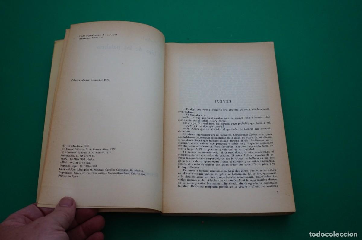 Libros: AMF-28G/ EL HIJO DE LAS PALABRAS - IRIS MURDOCH - Foto 4