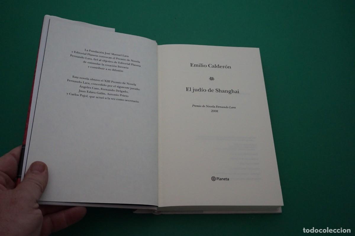 Libros: AMF-28H/EL JUDIO DE SHANGHAI - EMILIO CALDERON / PLANETA - Foto 2