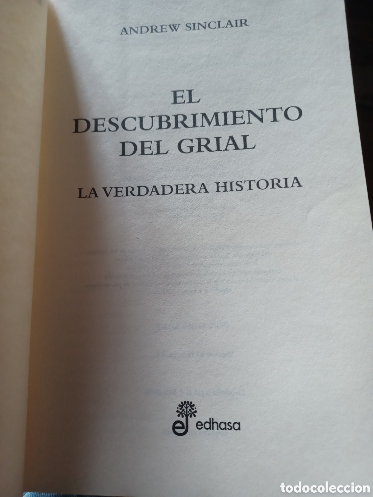 Libros: Barybook 310. . El descubrimiento del Grial Andrew sinclair edhasa - Foto 4