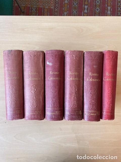 Libri di seconda mano: REVISTA CALASANCIA 1913, 1914, 1915, 1916,1917, 1918, 6 TOMOS