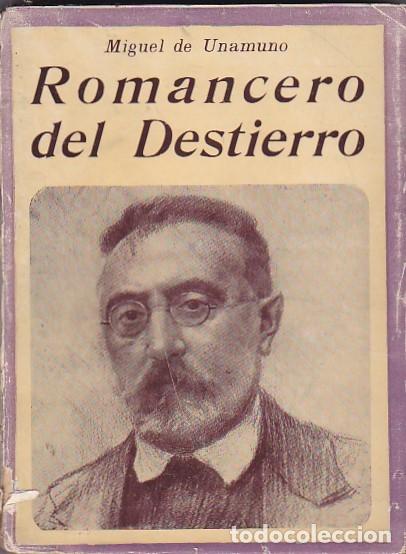 Libros: Romancero del destierro - UNAMUNO, Miguel de - Foto 1
