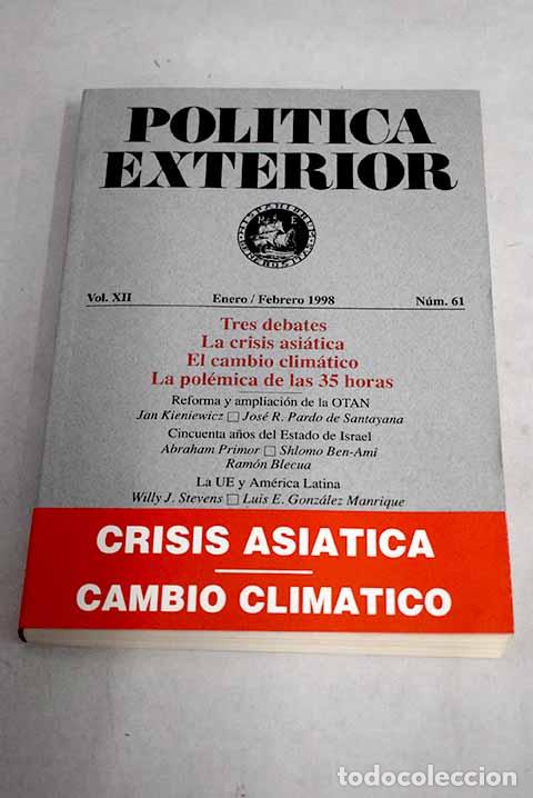 Libros: Pol&iacute;tica exterior, n&uacute;mero 61