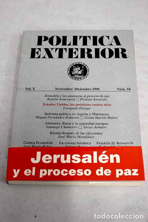 B&uuml;cher: Pol&iacute;tica exterior, n&uacute;mero 54