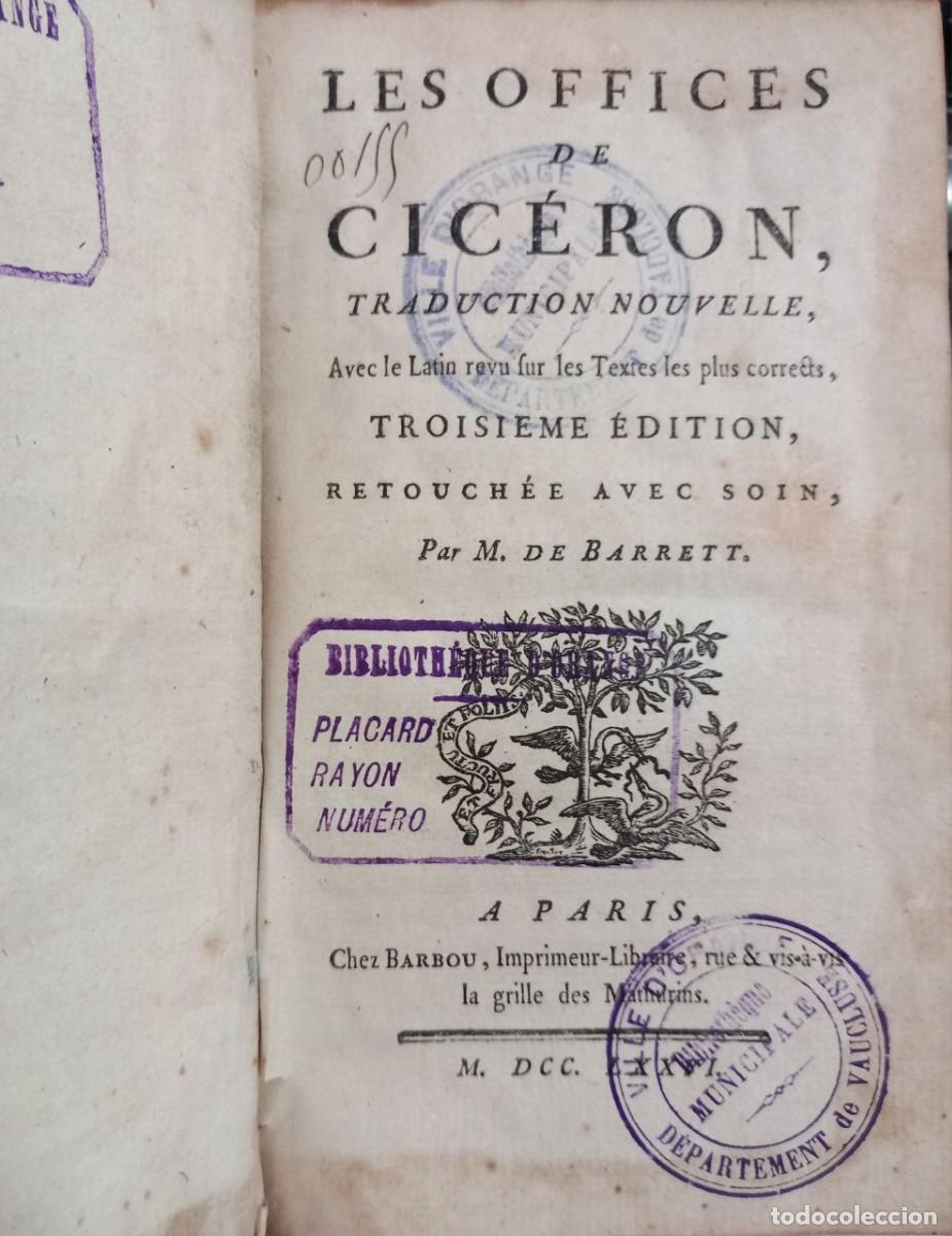 Libros: Les offices de Cic&eacute;ron, - Foto 8
