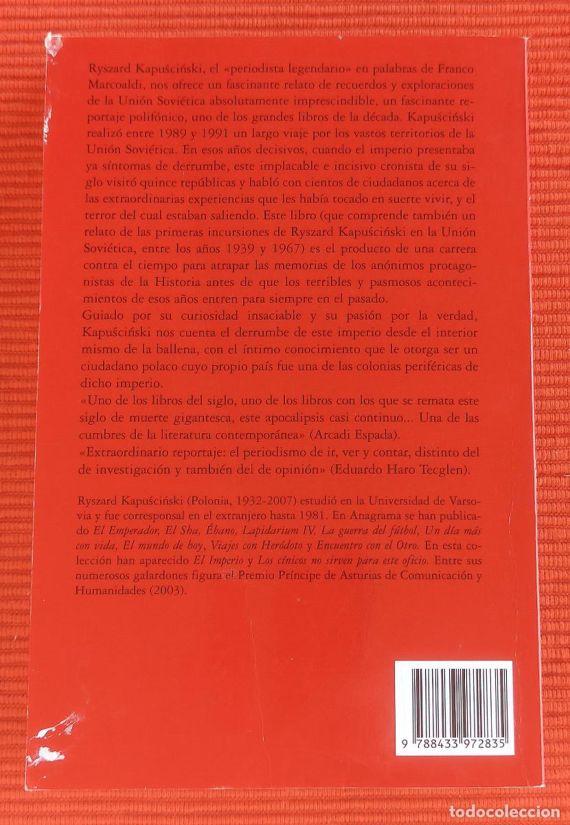 Libros: EL IMPERIO - RYSZARD KAPUSCINSKI - Foto 2