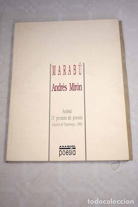 Libros: Marab&uacute;: Mir&oacute;n, Andr&eacute;s.- Mir&oacute;n, Andr&eacute;s - Foto 1