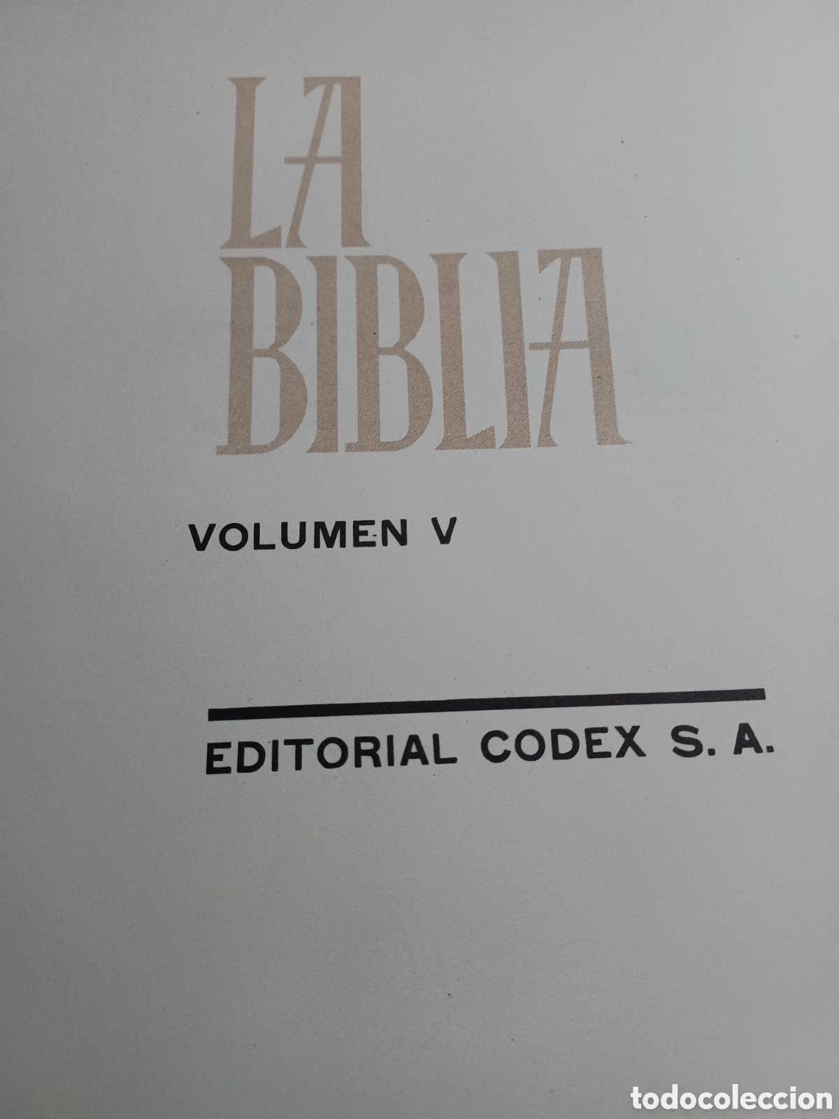 Libros: Barybook 311. . LA Biblia Editorial codex volumen I Y II 2 tomos - Foto 4