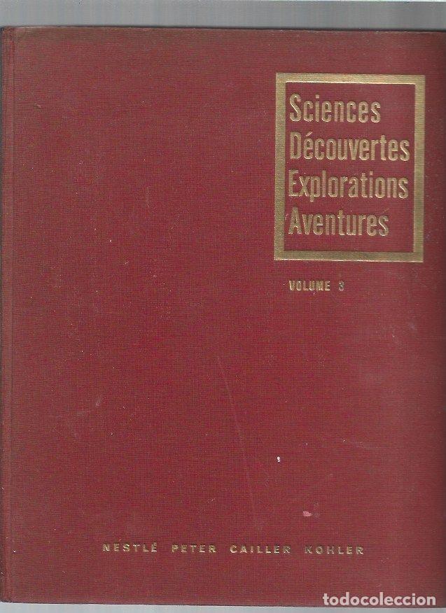 Libros: SCIENCES DECOUVERTES EXPLORATIONS AVENTURES. VOLUME 3 (ALBUM DE CROMOS) - VARIOS - Foto 1