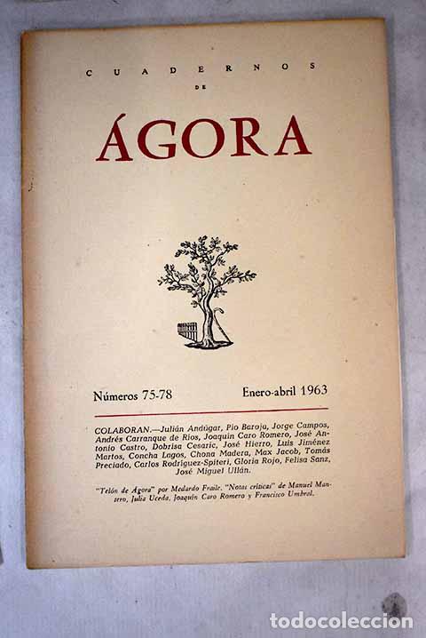 Libros: Cuadernos de &Aacute;gora, n&ordm; 75-78 - Foto 1