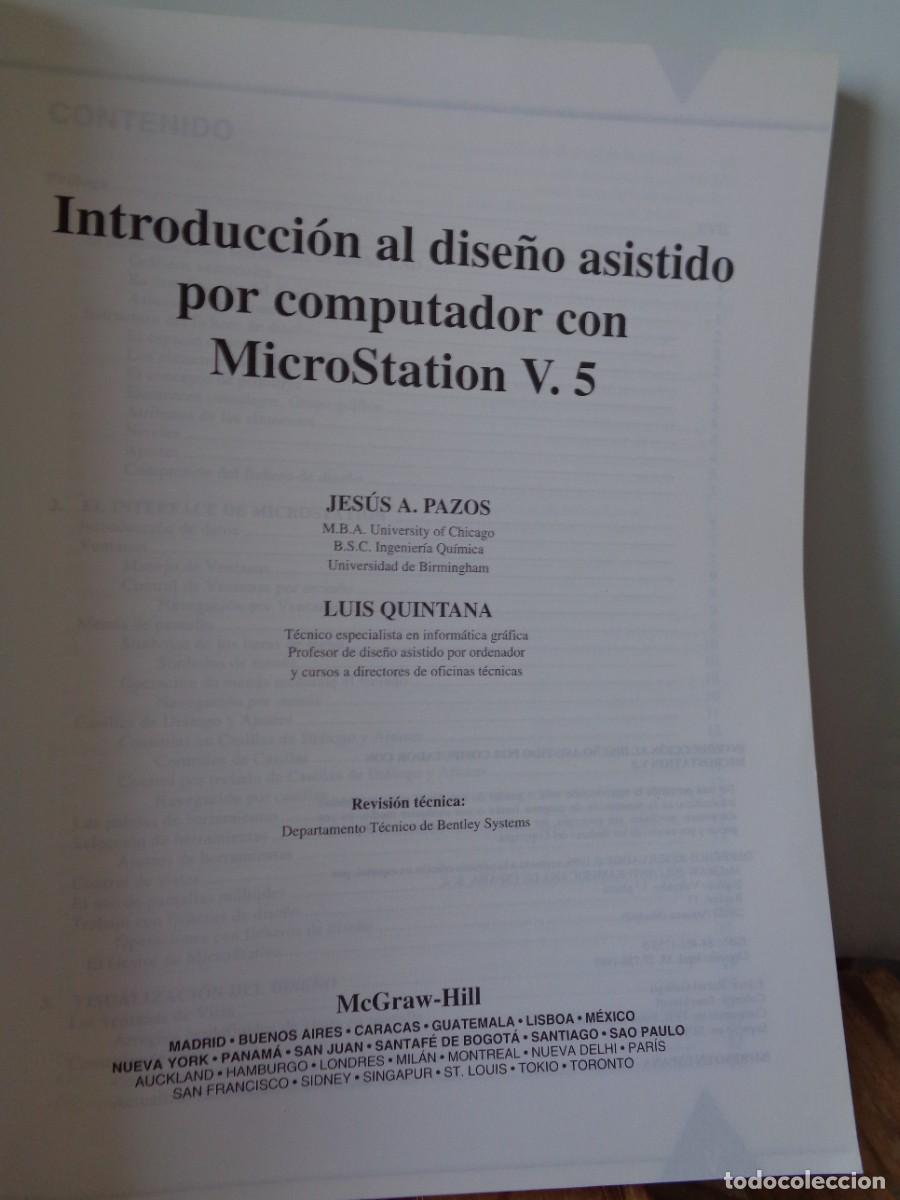 Libros: &iexcl;&iexcl; INTRODUCCION AL DISE&Ntilde;O. CAD-CAM, con ..- Micro Station. !! C-8. - Foto 6