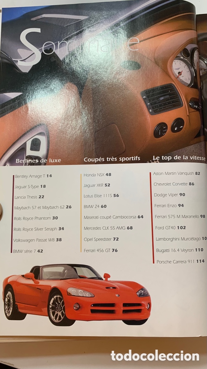 Libros: LIBRO COCHES DE LUJO EN FRANCES ,VOITURES DE REVE, PASCAL , LIBRILIS - Foto 2