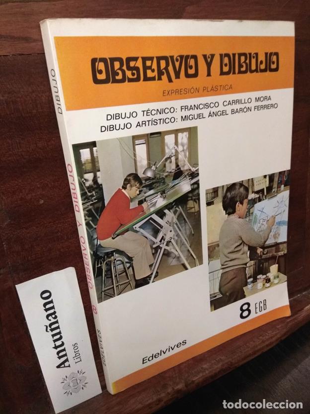 Libros: Observo y dibujo - 8 EGB - Foto 1