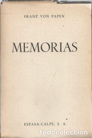 Libros: MEMORIAS - VON PAPEN, FRANZ - Foto 1