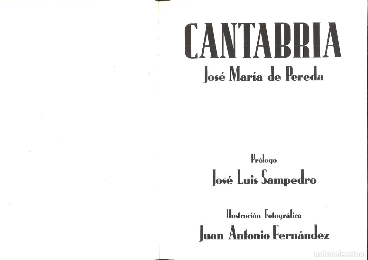 Libros: CANTABRIA. Jos&eacute; Mar&iacute;a de Pereda - Foto 2