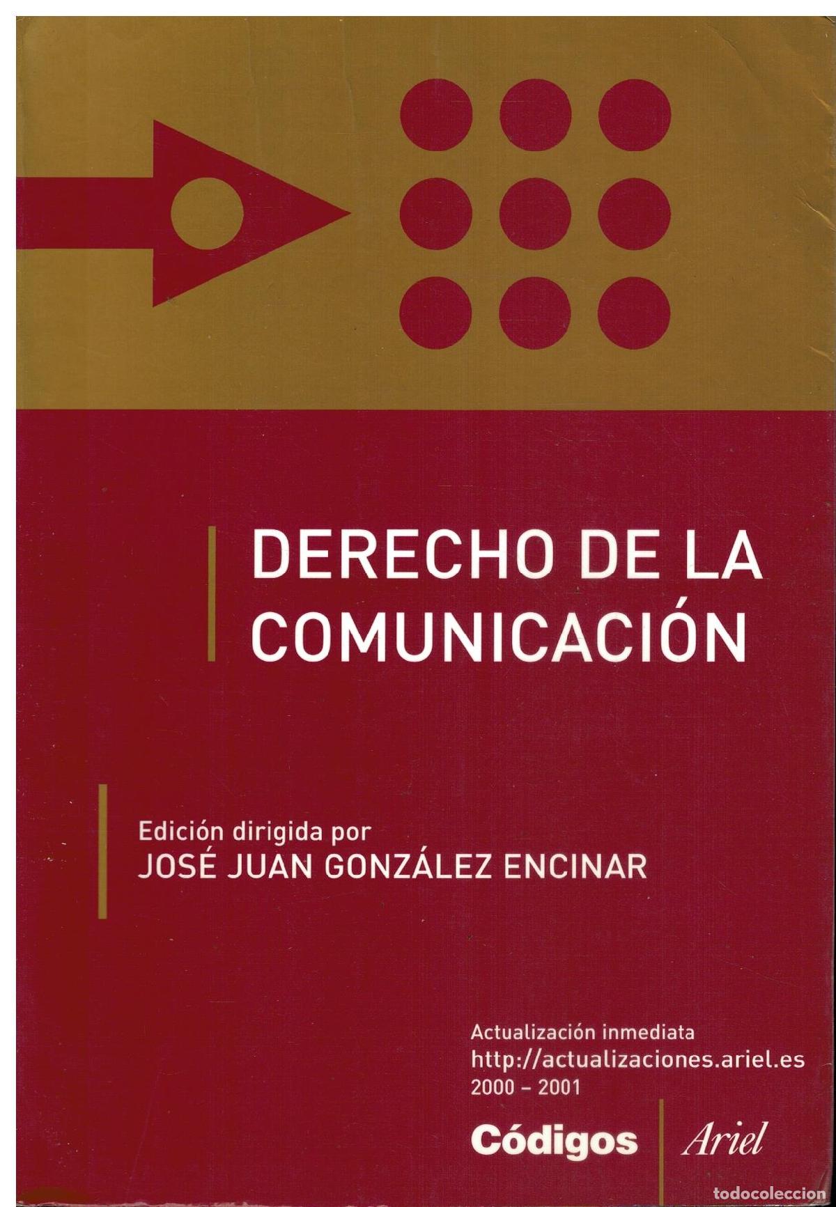 Libros: DERECHO DE LA COMUNICACI&Oacute;N. - Foto 1