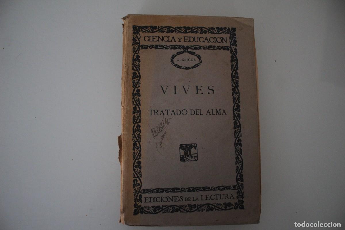 Libros: VIVES TRATADO DEL ALMA - Foto 1