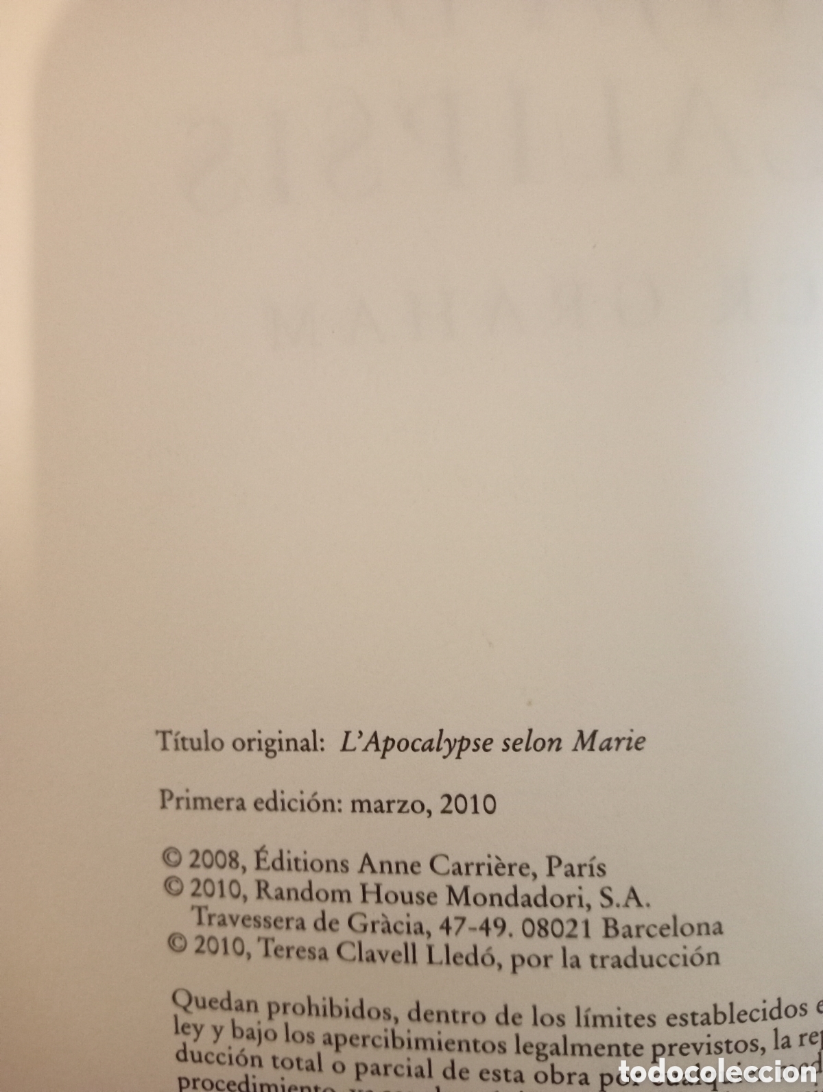 Libros: La hija del apocalipsis Patrick Graham PRIMERA EDICI&Oacute;N - Foto 2