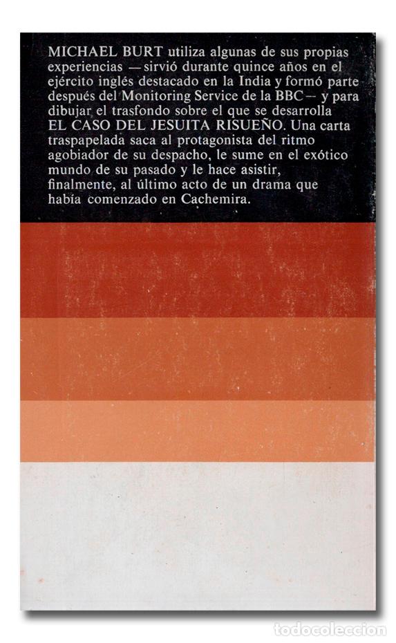 Libros: BURT (Michael). El caso del jesuita risue&ntilde;o - Foto 2
