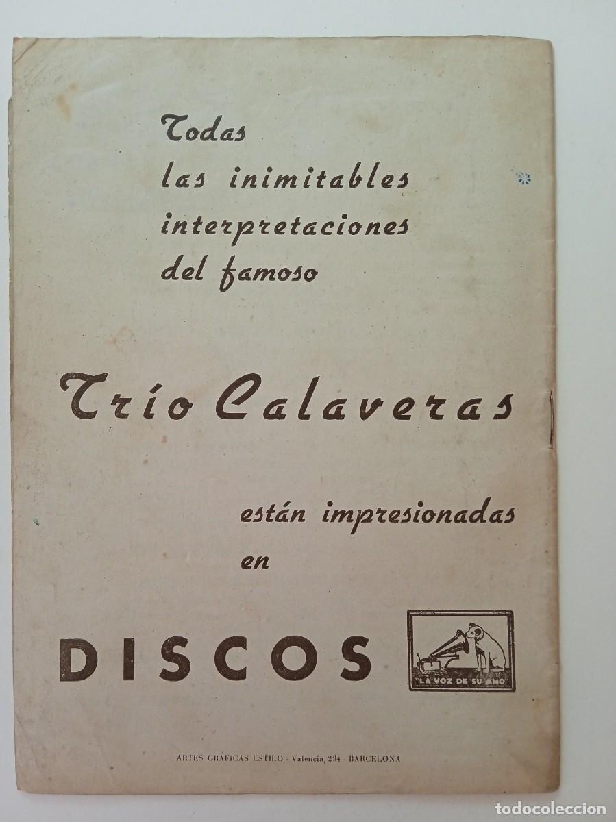Libros: CANCIONERO TRIO CALAVERAS - EDITORIAL ALAS - Foto 2