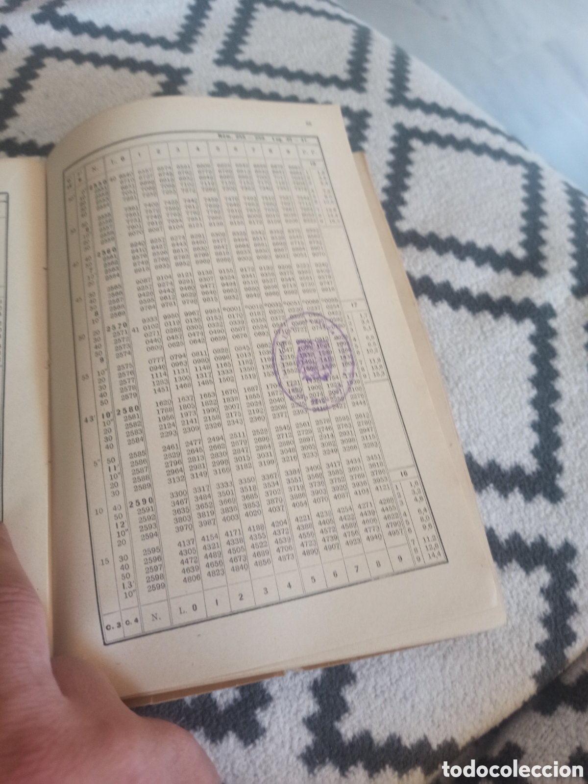 Libros: Libro Tablas de Logaritmos 1962 en buenas condiciones - Foto 3
