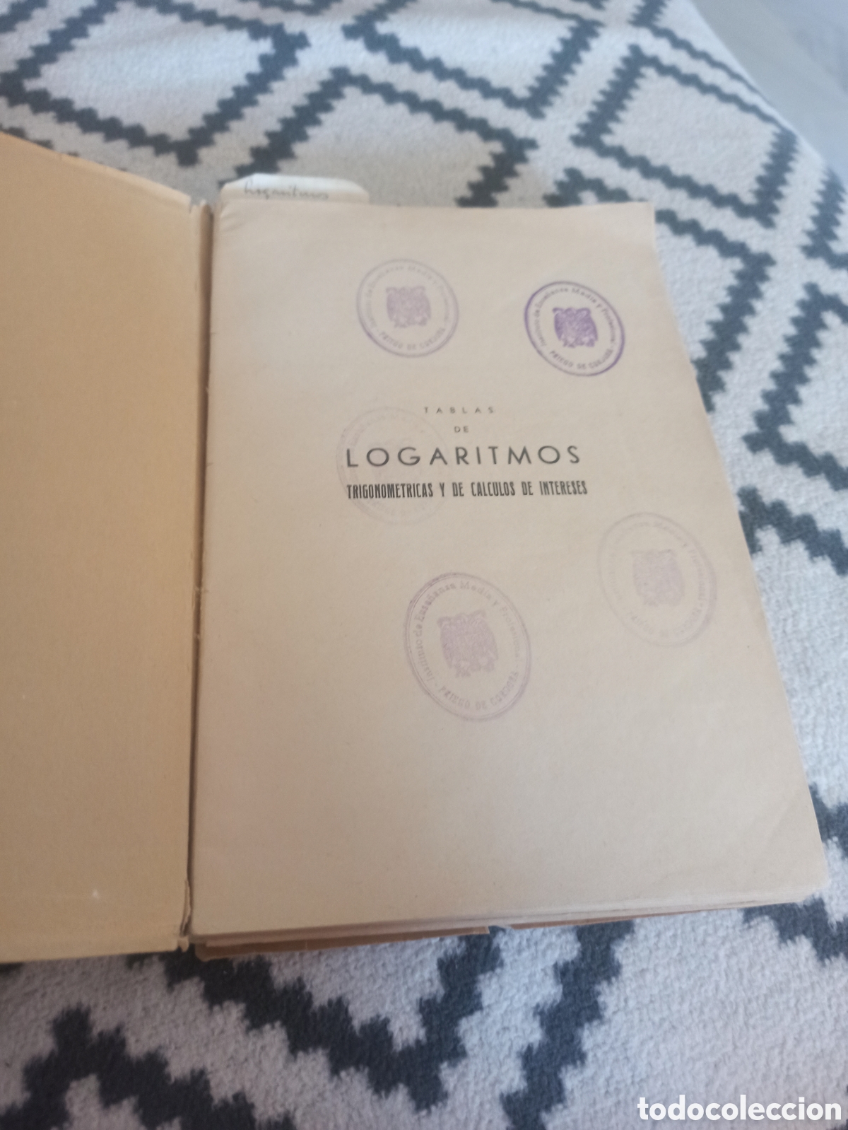 Libros: Libro Tablas de Logaritmos 1962 en buenas condiciones - Foto 5