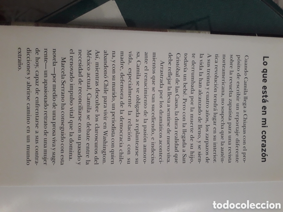 Libros: LO QUE EST&Aacute; EN MI CORAZ&Oacute;N - Serrano,Marcela. - Foto 3