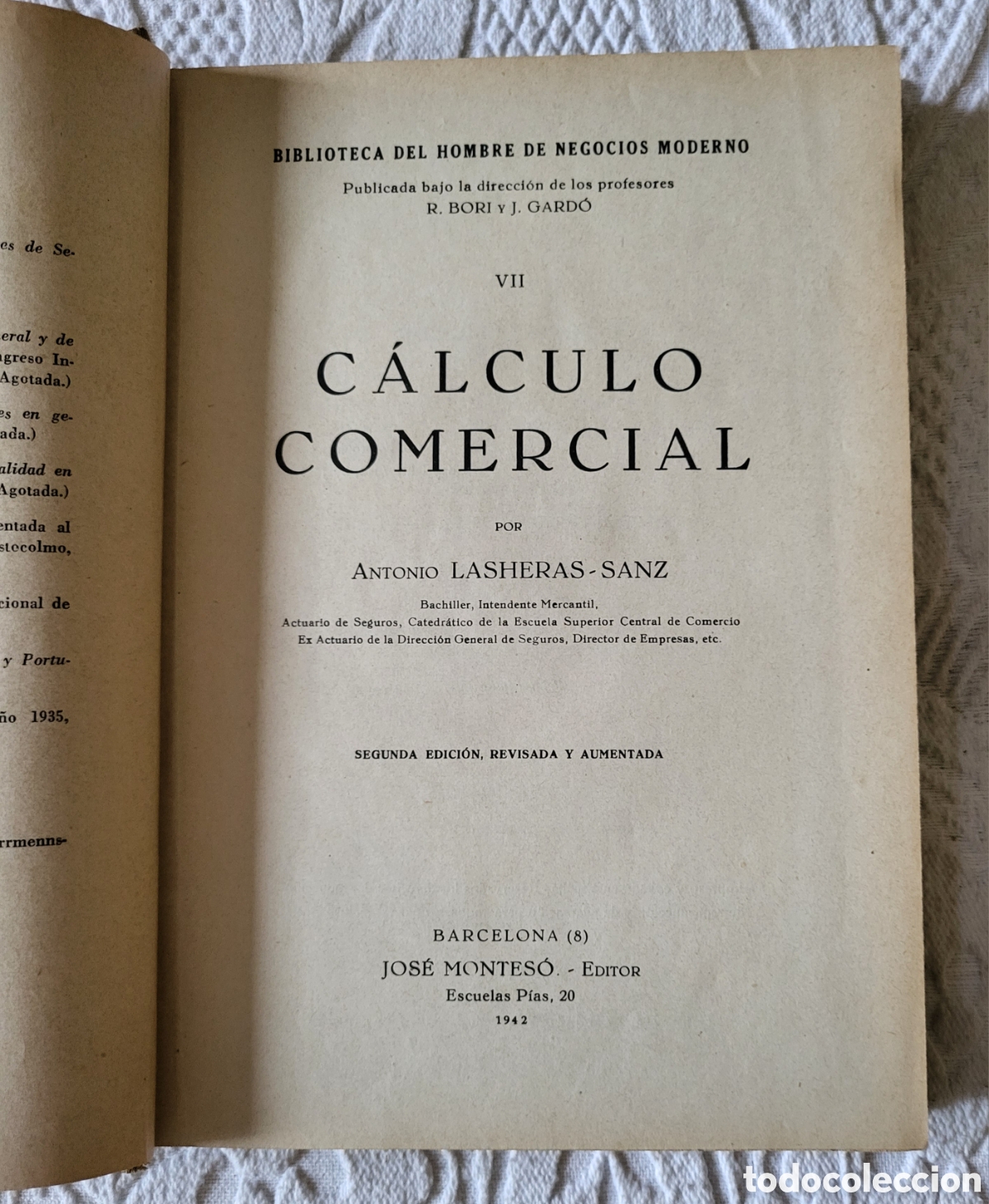 Libros: Calculo Comercial/Antonio Lasheras - Foto 2