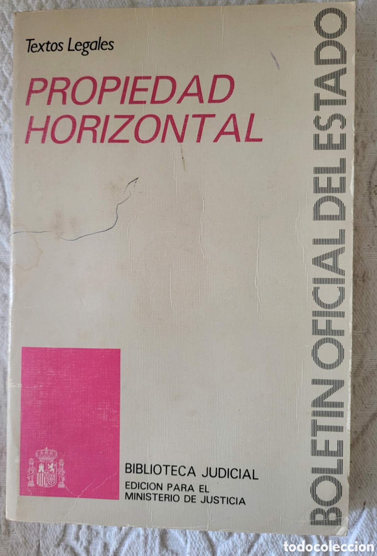Libros: Ley de Propiedad Horizontal, Edicion 1988 BOE - Foto 1