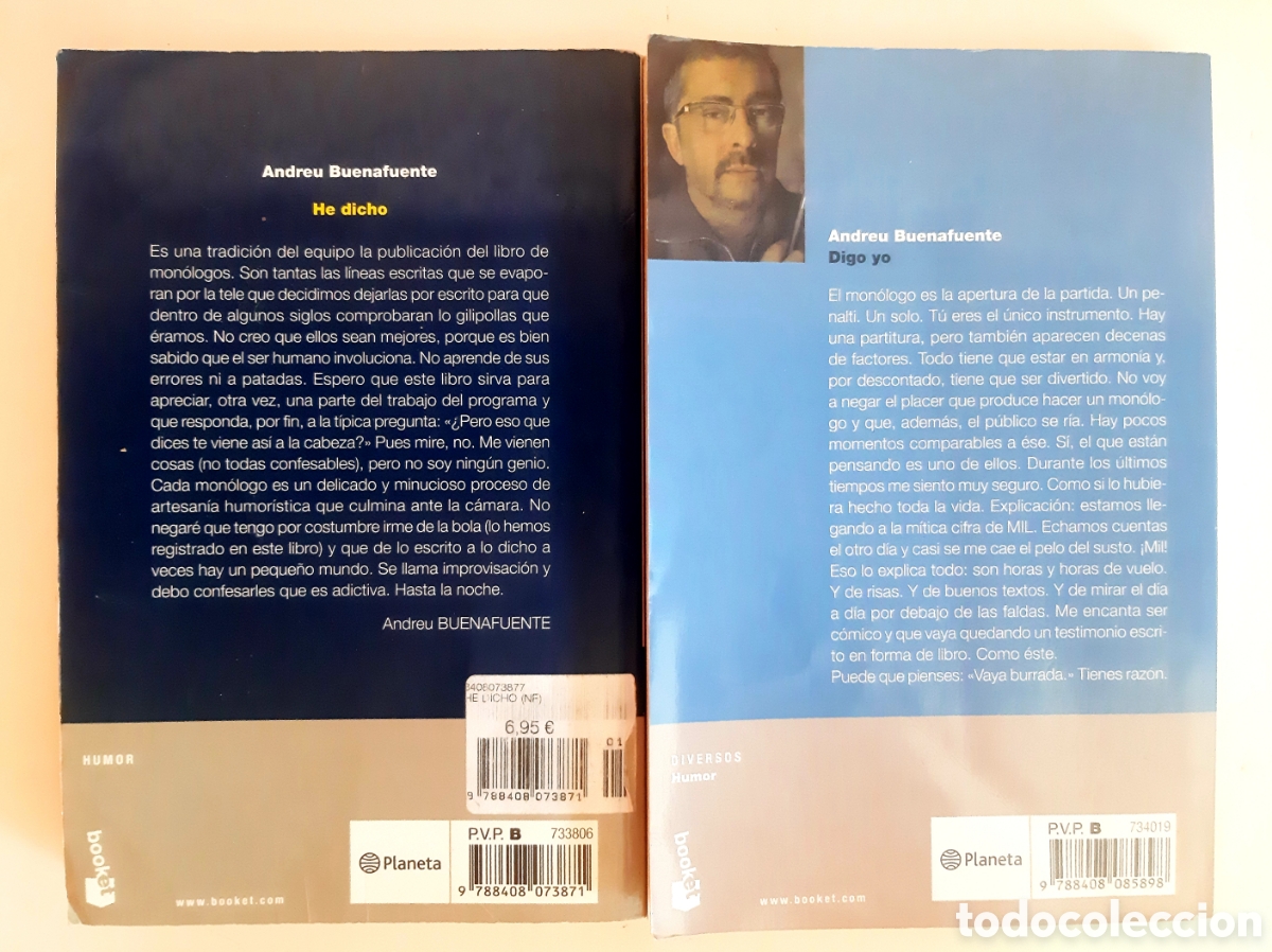 Libros: HE DICHO/ DIGO YO - Andreu Buenafuente - Foto 2