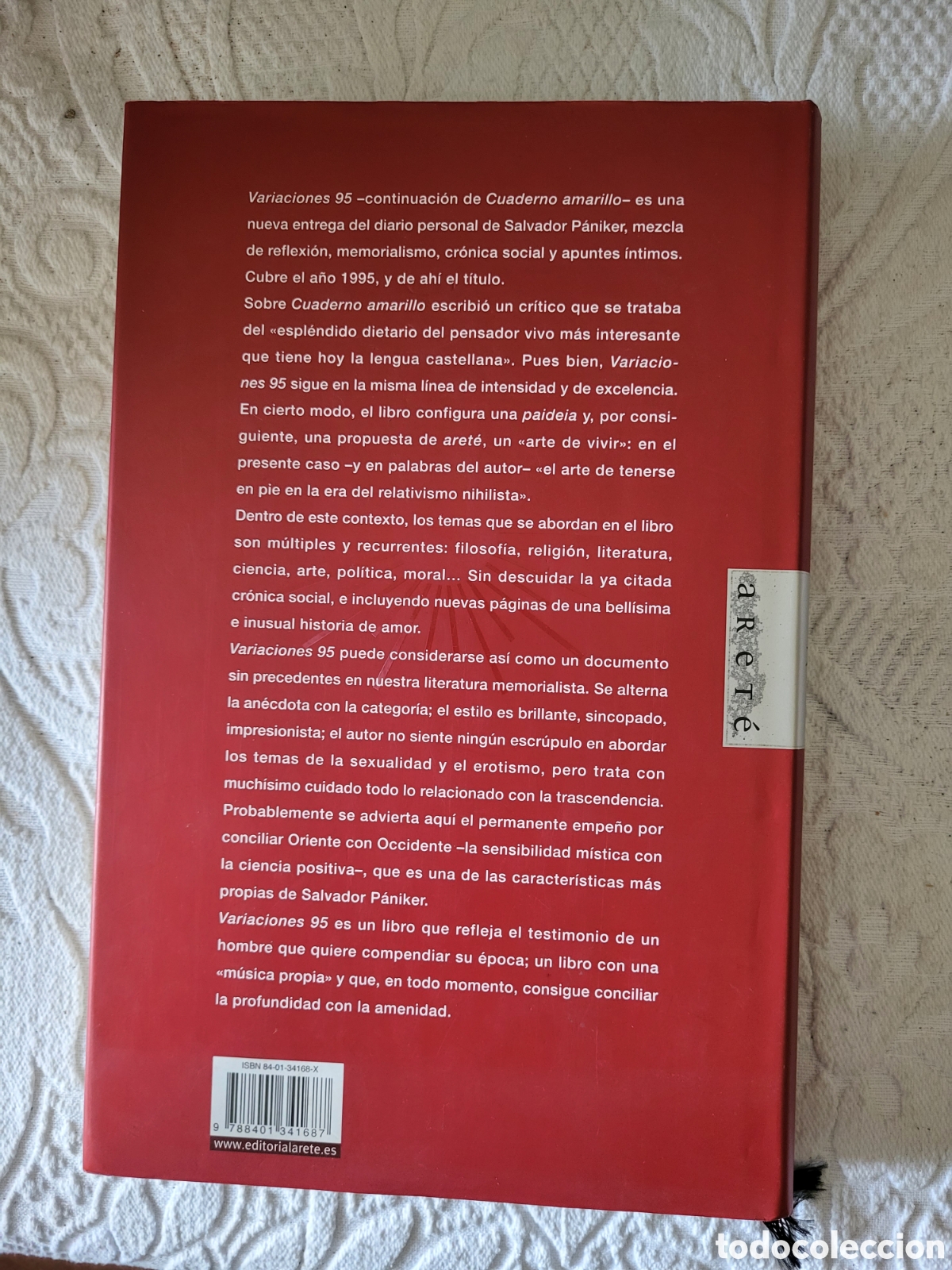 Libros: Variaciones 95/SALVADOR PANIKER - Foto 2