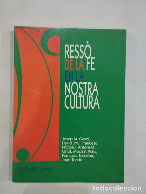 Livres: V. A. - Ress&ograve; de la fe en la nostra cultura