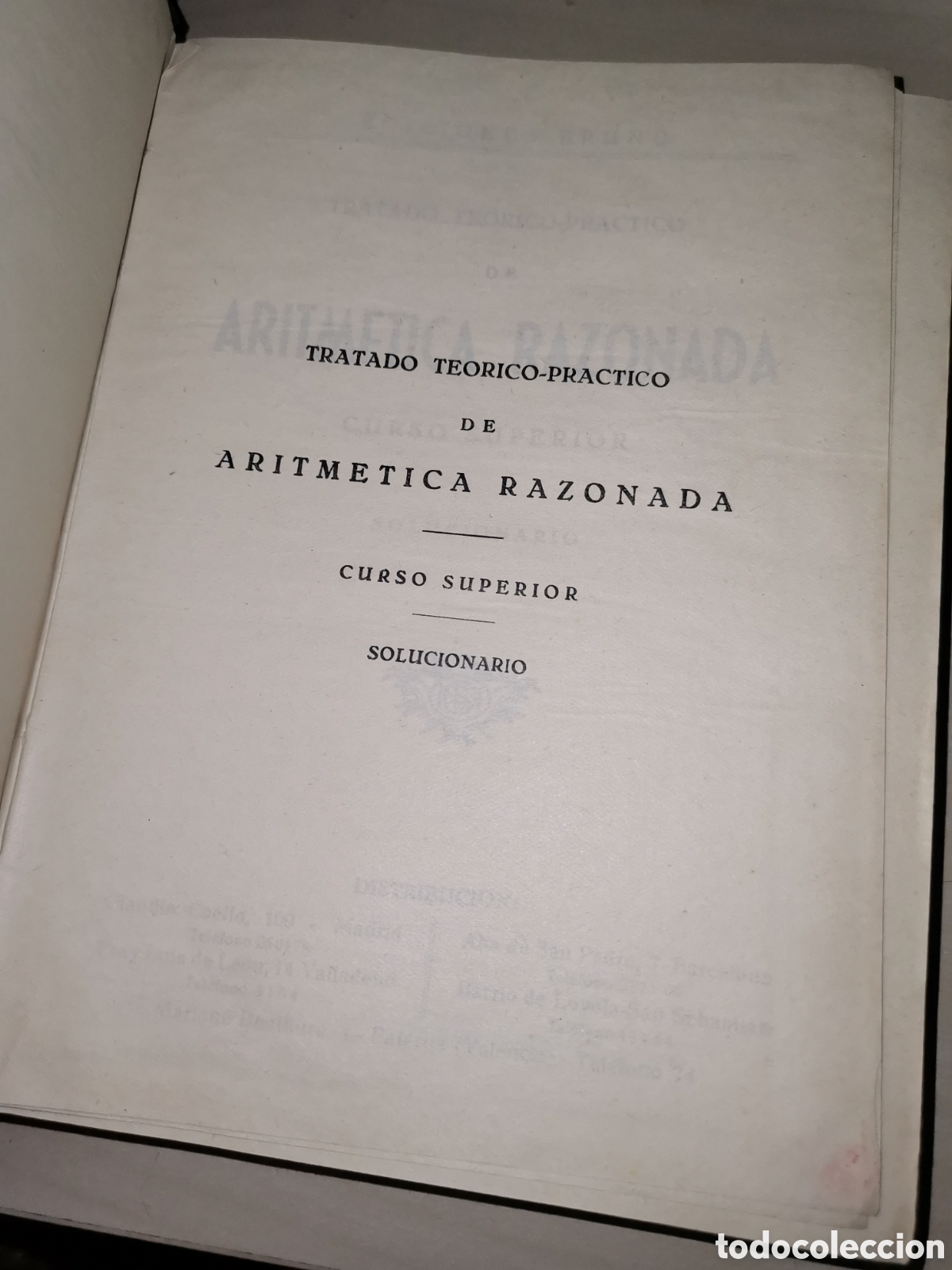 Libros: Aritm&eacute;tica razonada. Bru&ntilde;o - Foto 3