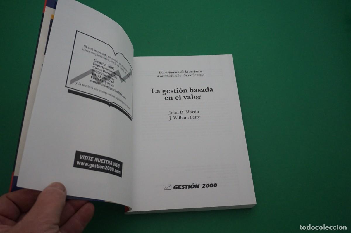 Libros: AMF-27C/ LA GESTION BASADA EN EL VALOR - JOHN D, MARTIN / GESTION 2000 EDITOR - Foto 2