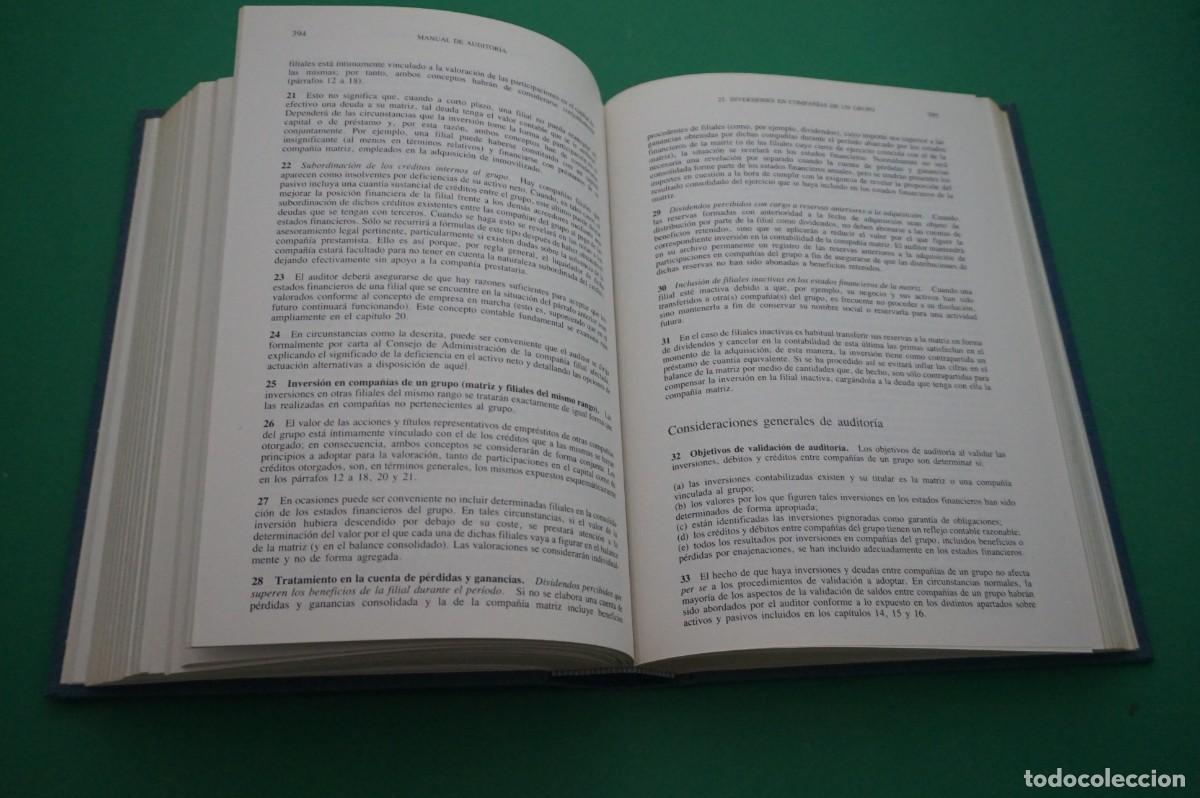 Libros: AMF-27D/ MANUAL DE AUDITORIA - COOPERS & LYBRAND / EDICIONES DEUSTO - Foto 5