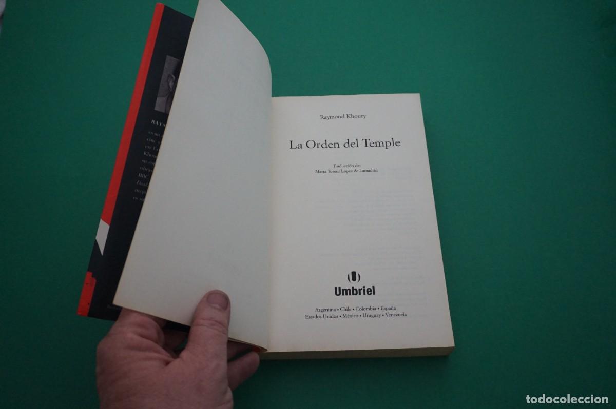 Libros: AMF-27E/ LA ORDEN DEL TEMPLE - RAYMOND KHOURY / UMBRIEL EDITOR - Foto 2