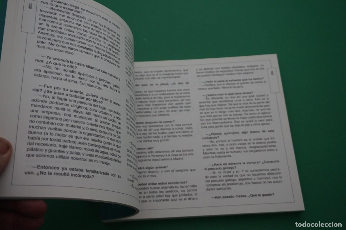Libros: AMF-27E/ CONVERSACIONES CON LOS VOLUNTARIOS DEL PRESTIGE (LIBRO DEDICADO) - Foto 5