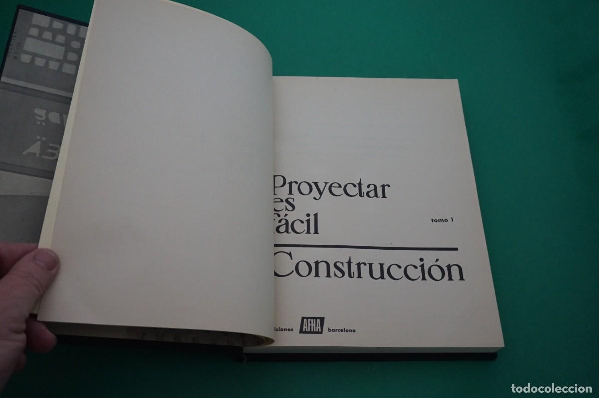 Libros: AMF-27G/ PROYECTAR ES FACIL - CONSTRUCCION TOMO 1 / EDICIONES AFHA - Foto 2