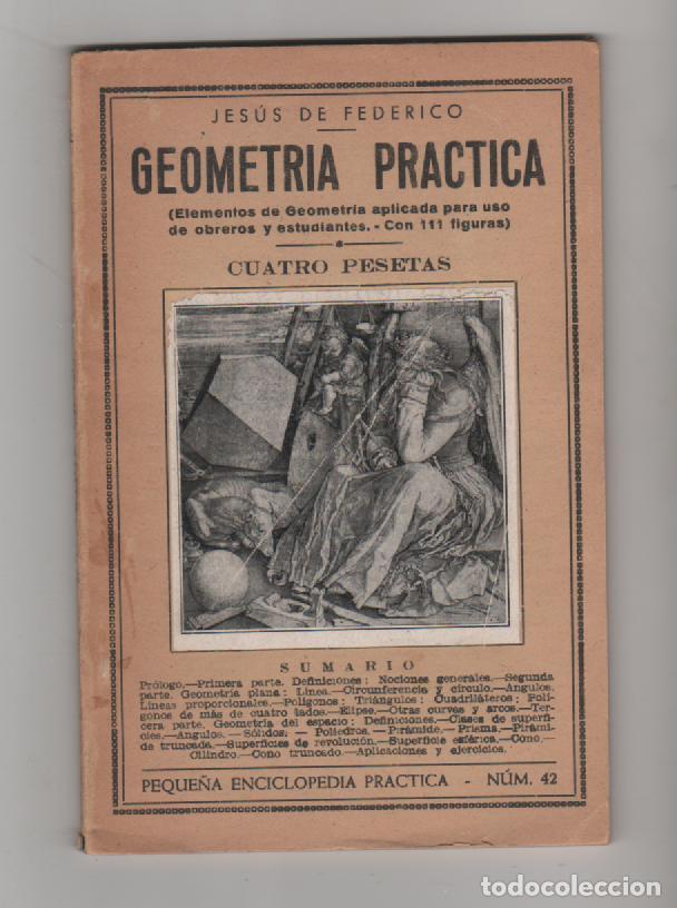Libros: Geometr&iacute;a pr&aacute;ctica - FEDERICO, Jes&uacute;s de - Foto 1