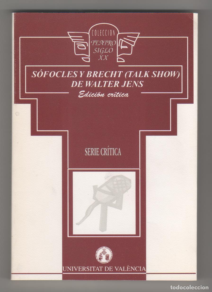 Libros: Edici&oacute;n cr&iacute;tica de S&oacute;focles y Brecht (talk show) de Walter Jens - VV.AA - Foto 1