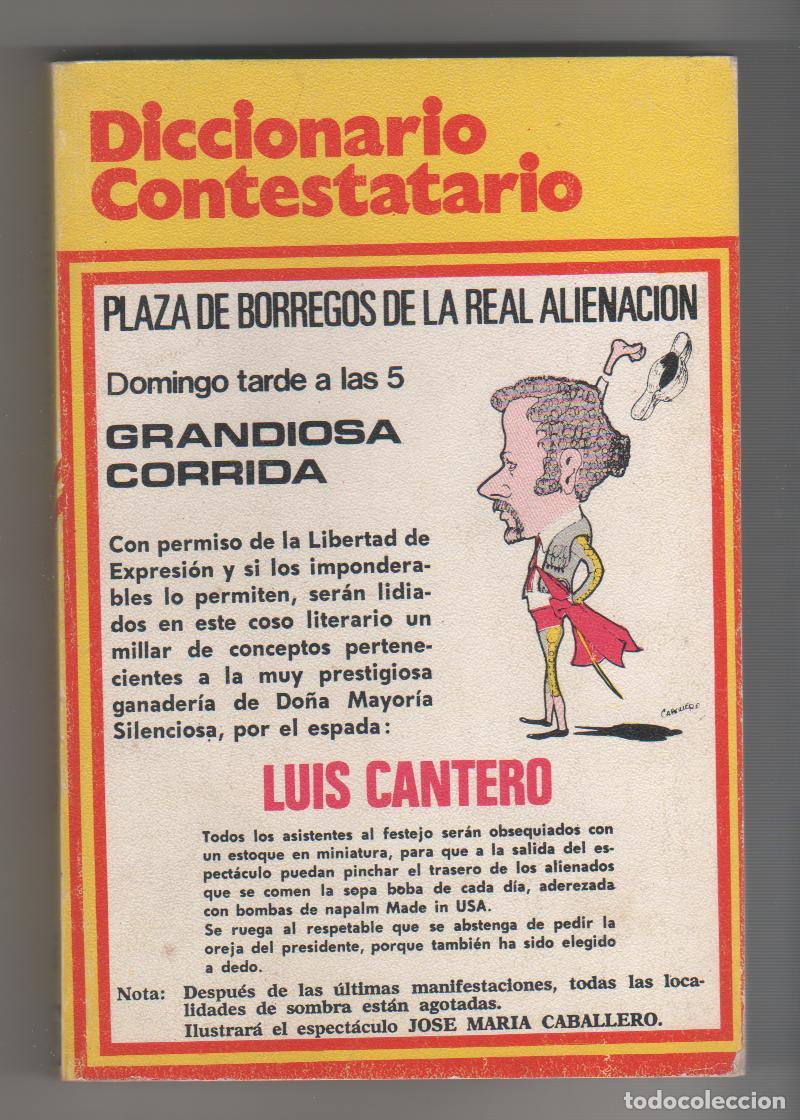 Libros: Diccionario contestatario - CANTERO, Luis - Foto 1