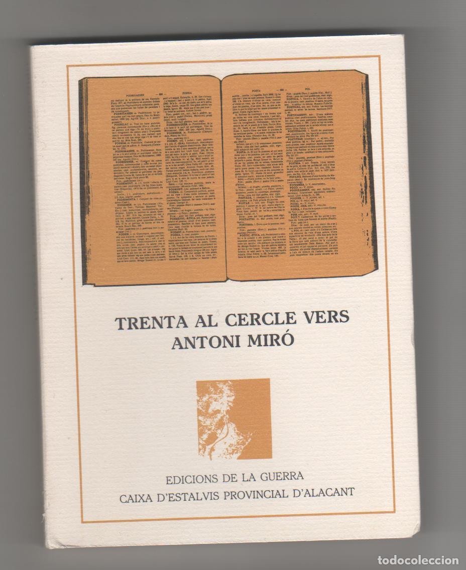 Libros: Trenta al cercle vers Antoni Mir&oacute; - Foto 1