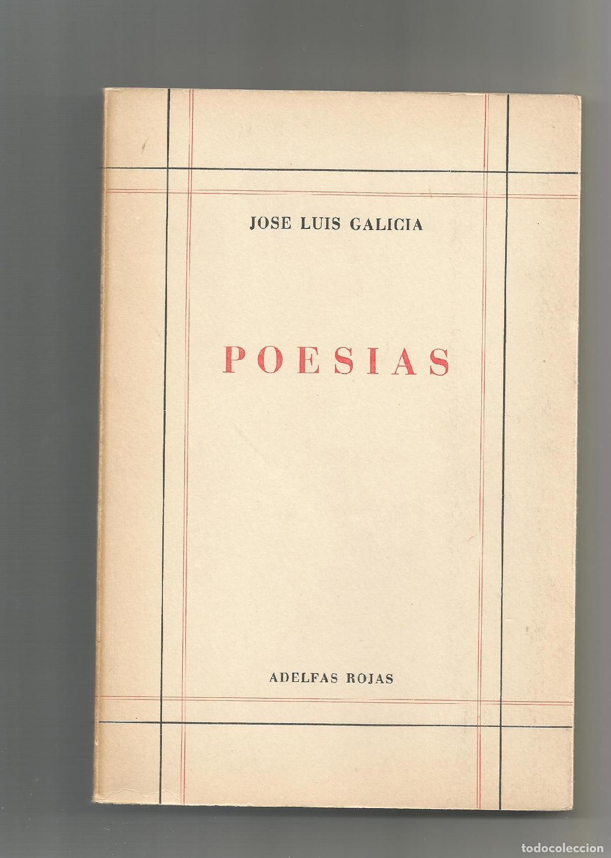 Libros: Poes&iacute;as. - GALICIA, Jose Luis: - Foto 1