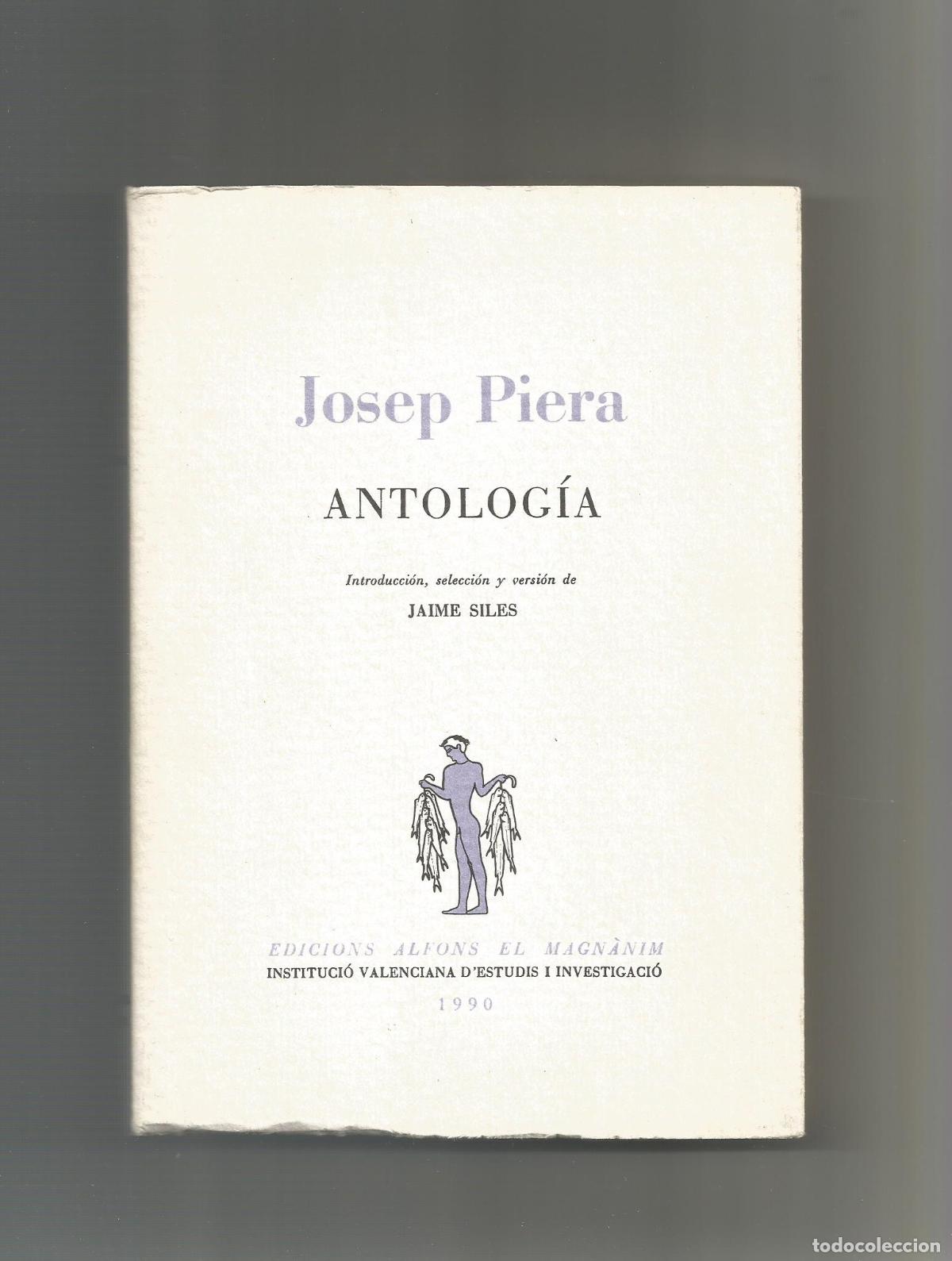 Libros: Antolog&iacute;a. - PIERA, Josep: - Foto 1