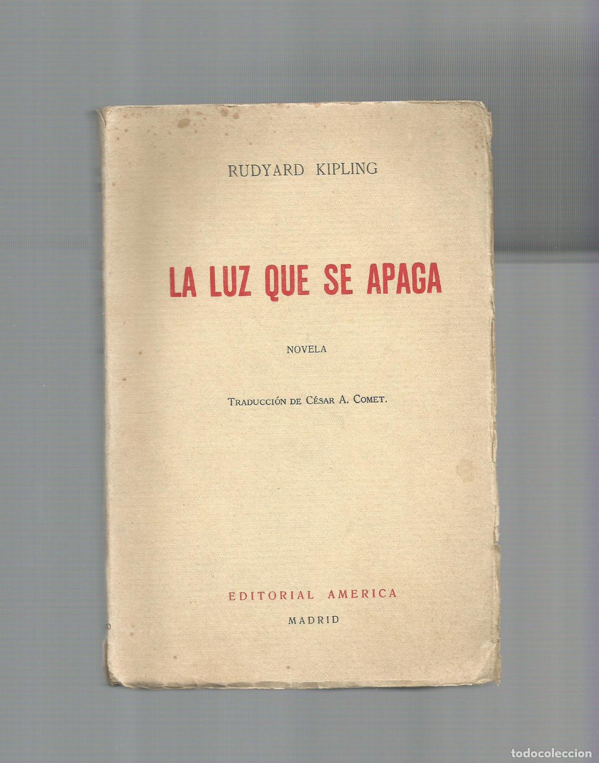 Libros: La luz que se apaga. - KIPLING, Rudyard: - Foto 1