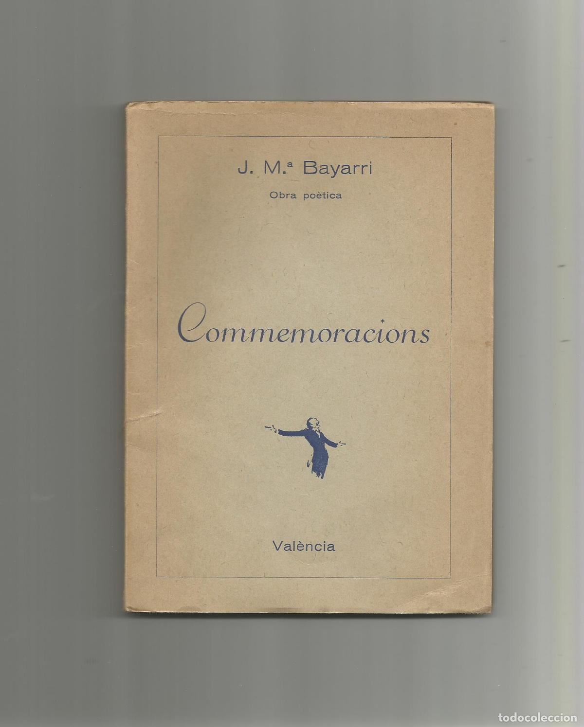 Libros: Conmemoracions. - BAYARRI, J. M&ordf;.: - Foto 1
