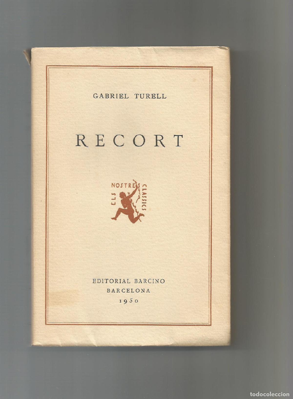 Libros: Recort. - TURELL, Gabriel: - Foto 1